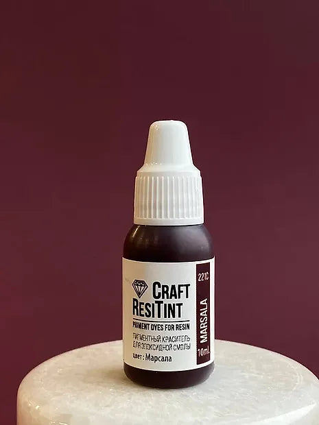 Dye paste for resin CraftResinTint, Marsala, 10 ml
