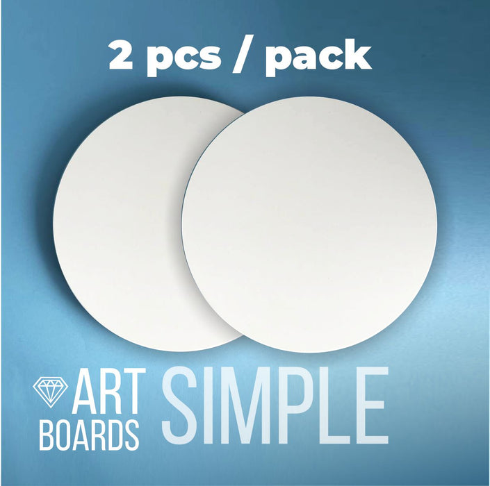 Ink Art & Resin Art Boards Simple Circle, 2 pcs. / pack