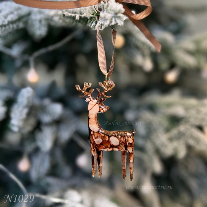 Christmas tree toy Reindeer - Silicone mold