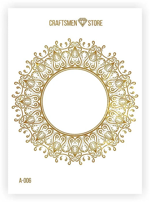 Fine stiсkers Mandala A-006