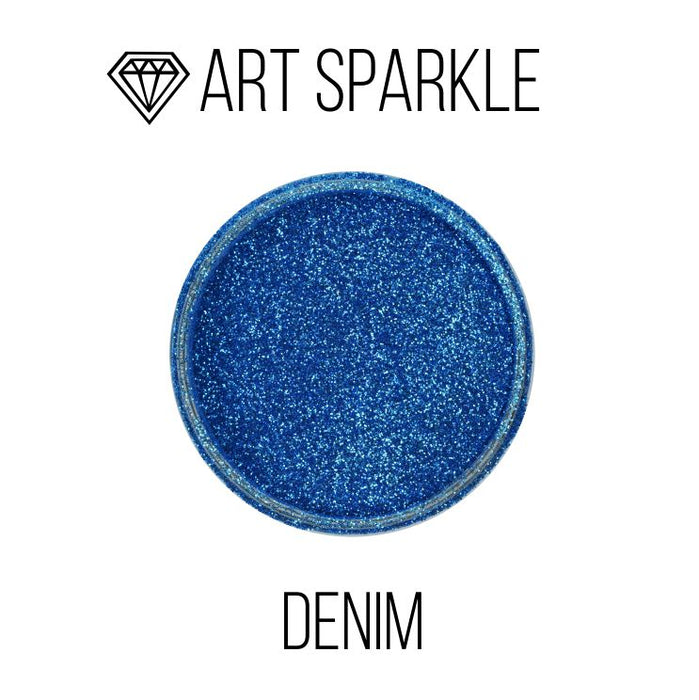 Glitter, Denim, 50 g