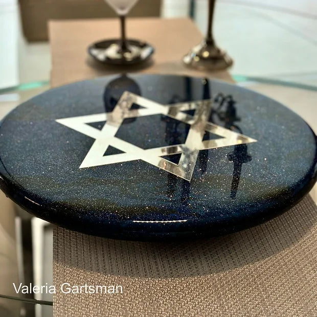 Mirror The Star of David Clock/Wall Decor