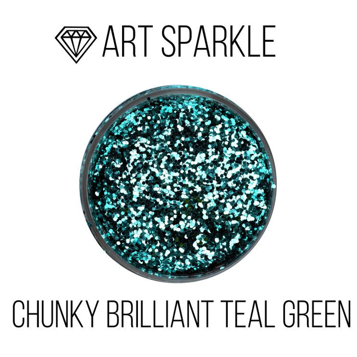 Блеск Chunky Brilliant Teal Green, 50 г
