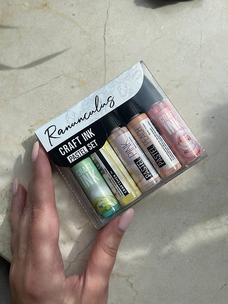 Craft Ink Pastel Set "Ranunculus" 5psc.
