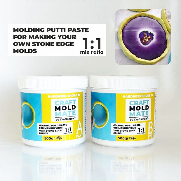 Molding Putty Paste Craft Mold Mate for making stone edge Geode molds, 1kg