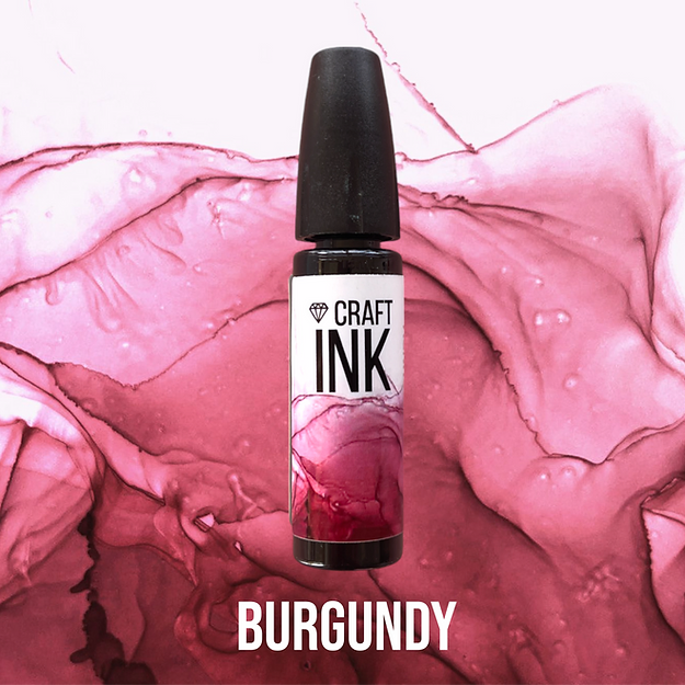 Craft Alcohol INK, Burgundy, 15ml