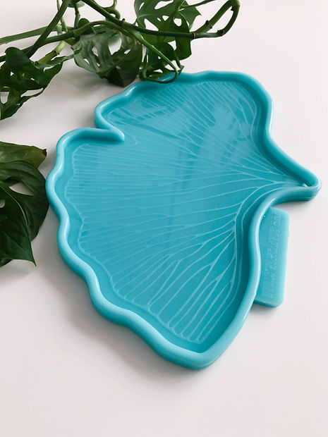 Silicone mold №41 leaf "Gingko", size L