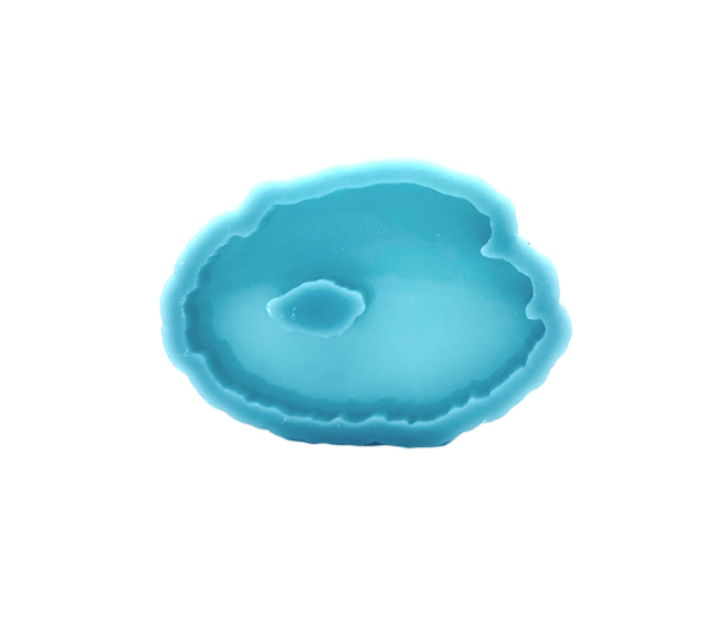 Modell Nr. 24, Silikonform für Brosche „Geode“
