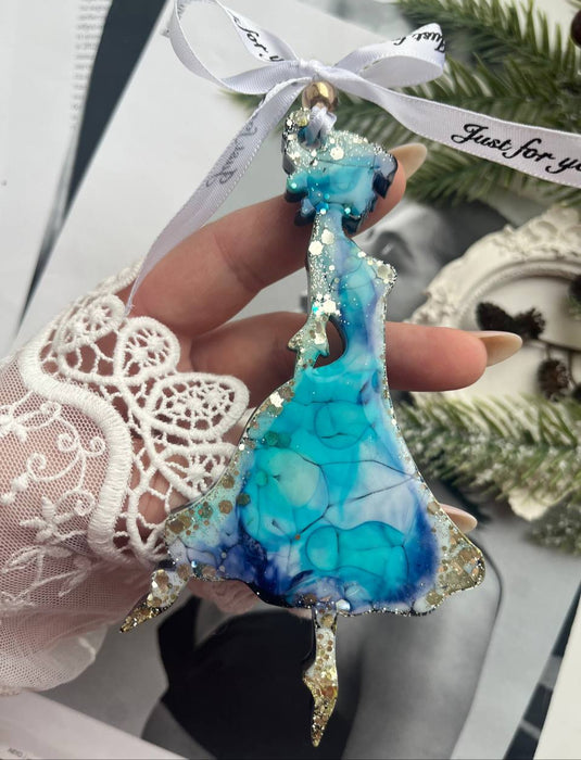 Christmas tree pendant silicone molds