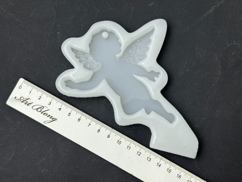 Silicone Mold No. 146 – Angel with Crystal Wings – image 2