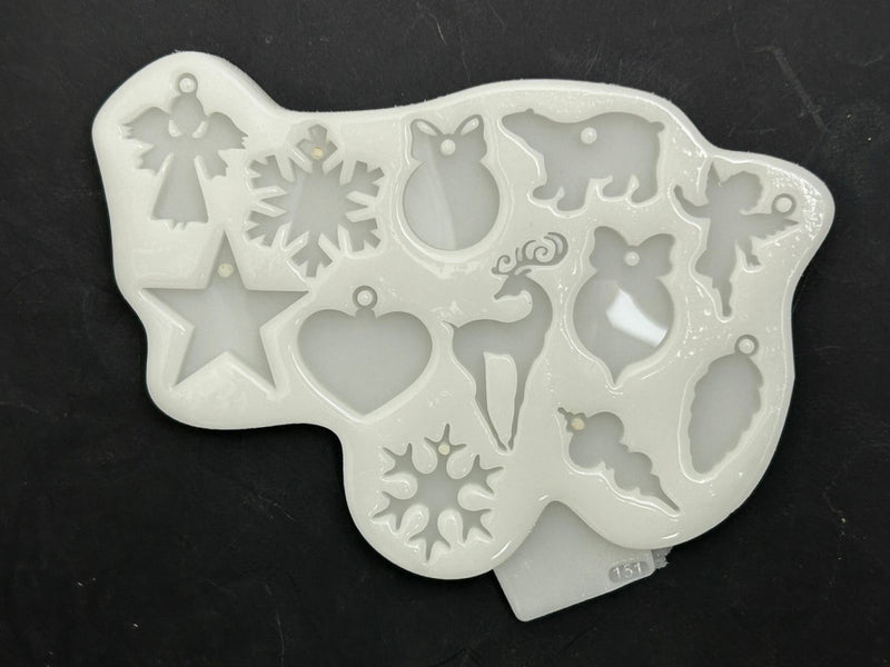 Silicone Mold No. 151 – Mini Christmas Ornaments – image 6
