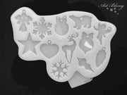 Silicone Mold No. 151 – Mini Christmas Ornaments – image 5