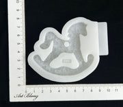 Silicone Mold No. 182 – Crystal Rocking Horse – image 6