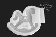 Silicone Mold No. 182 – Crystal Rocking Horse – image 4