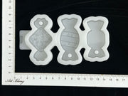 Silicone Mold No. 180 – Crystal and Flat Candies – image 3