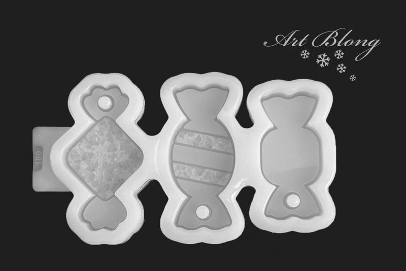 Silicone Mold No. 180 – Crystal and Flat Candies – image 5