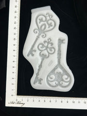 Silicone Mold No. 135 – Crystal Keys – image 3