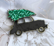 Silicone Mold No. 101 – Car with Christmas Tree – image 4