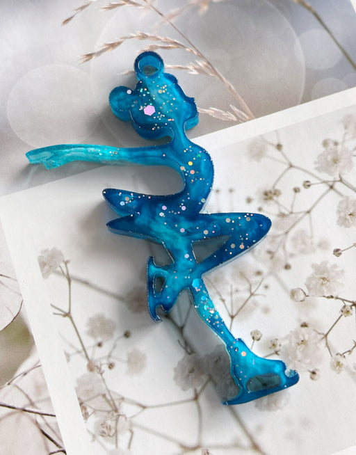 Silicone Mold No. 231 – Figure Skater – image 2