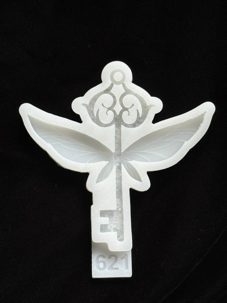 Silicone Mold No. 621 – Winged Key – image 3