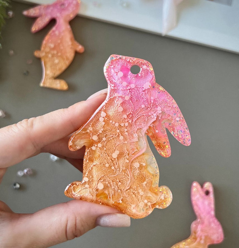 Silicone Mold No. 278 – Three Rabbits – image 6