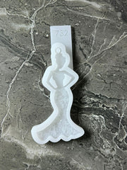 Silicone Mold No. 743 – Crystal Girl – image 2
