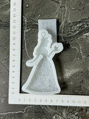 Silicone Mold No. 733 – Princess with Crystal Skirt – image 4