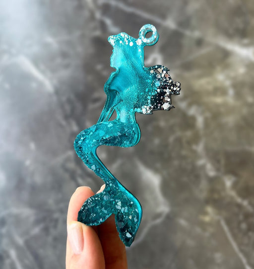 Silicone Mold No. 741 – Mermaid with Crystal Tail – image 2