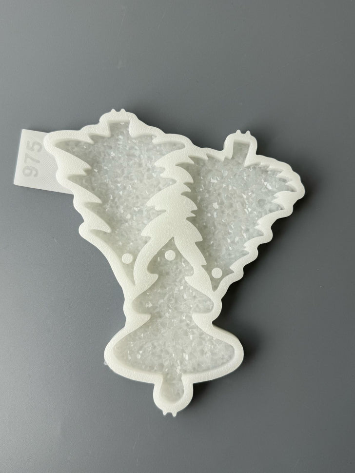 Silicone Mold No. 975 – Three Crystal Christmas Trees – image 10