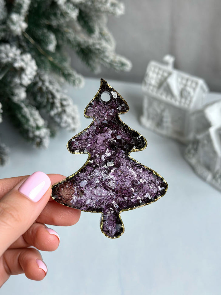 Silicone Mold No. 975 – Three Crystal Christmas Trees – image 4
