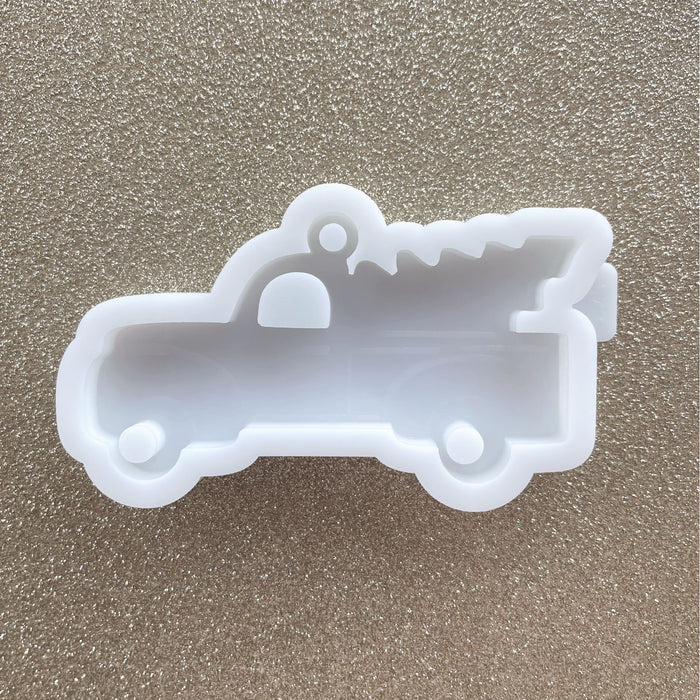 Christmas tree toy Car with Christmas tree - Silicone mold