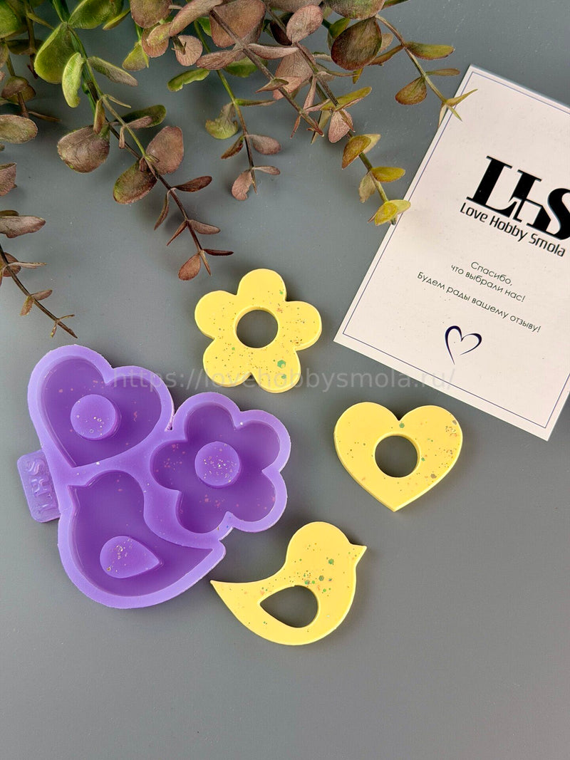 B105 Mold brooches for glasses – image 4