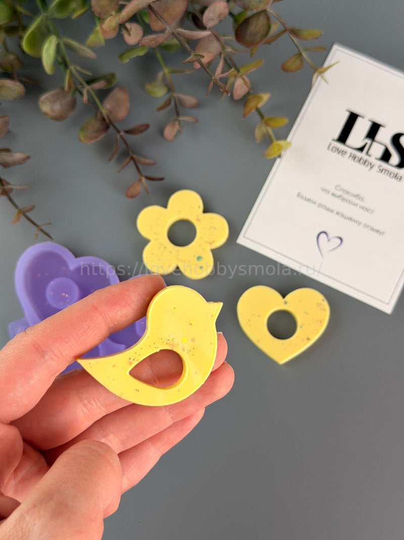 B105 Mold brooches for glasses – image 3