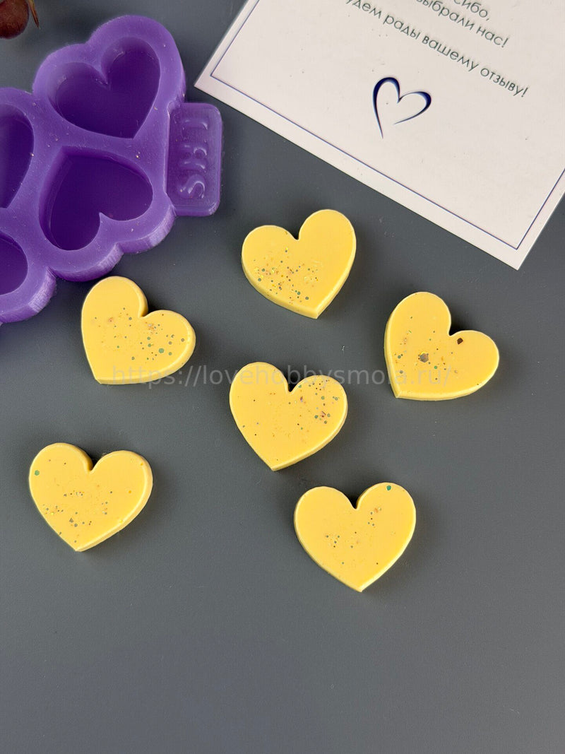 B106 Hearts 6pcs 2cm – image 4