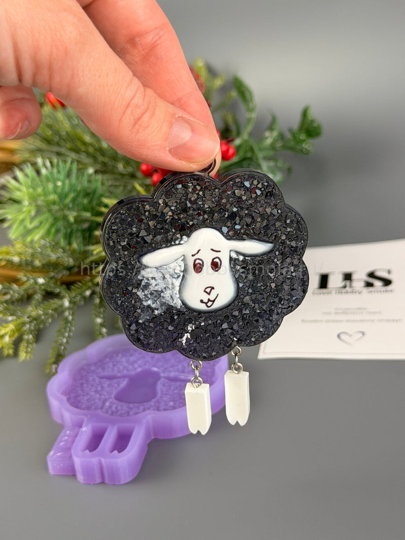 MC91 Lamb with legs for Christmas tree toy – image 5
