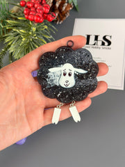 MC91 Lamb with legs for Christmas tree toy – image 3