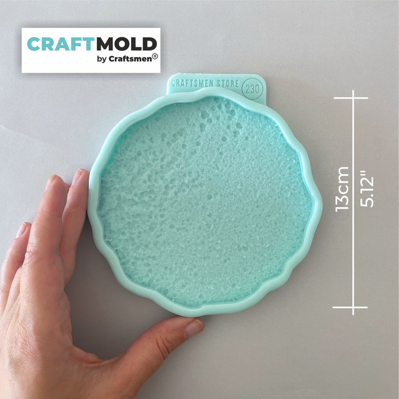 Tablett- und Ständerform im Druzy-Stil Nr. D_03