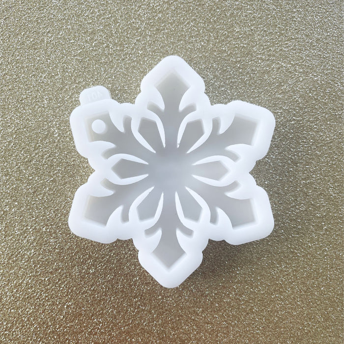 Christmas Tree Toy Snowflake #1 (5 mm) - Silicone Mold