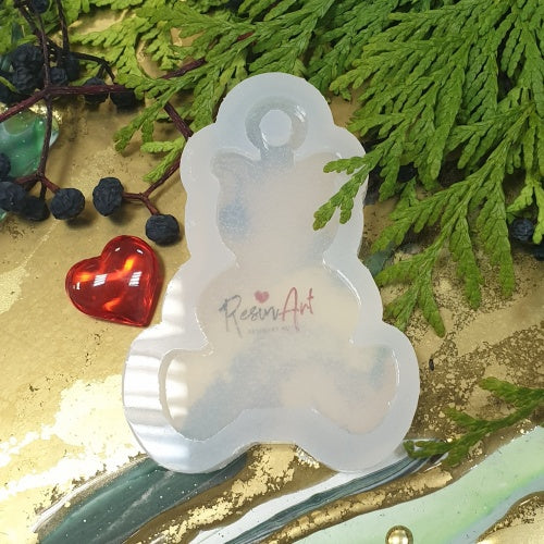 Christmas tree toy Teddy Bear - Silicone mold