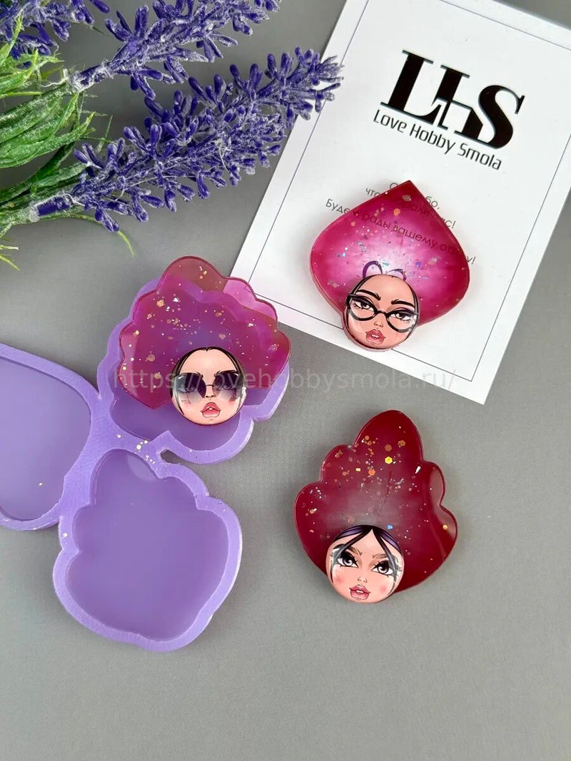 B52 Kokoshniks for matryoshkas glossy 3pcs – image 1