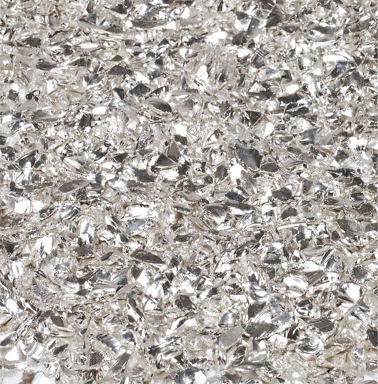SILVER 3-6mm Chromic Glass Crumb – Chrome-Plated Glass Filler for Epoxy Resin Art, 100g