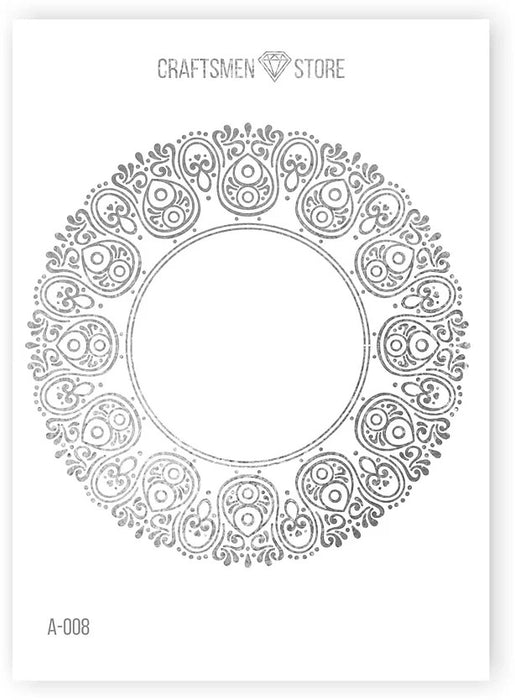 Feine Aufkleber Mandala A-008