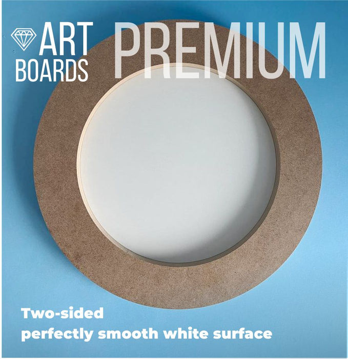 Ink Art & Resin Art Boards Premium Circle on the frame