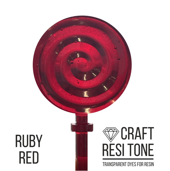 Прозрачный тонер для эпоксидной смолы Ruby Red, 10 мл