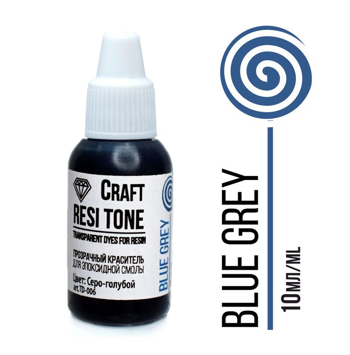 Transparent toner for epoxy resin, Blue Grey, 10 ml