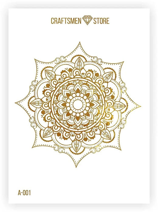 Наклейки красивые Mandala Collection, 8шт./упак.