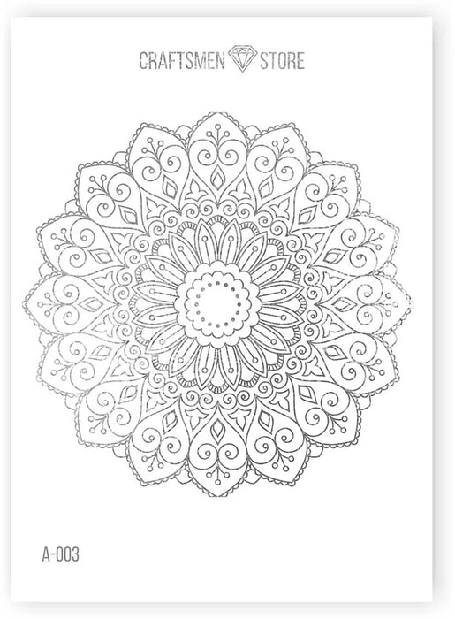 Наклейки красивые Mandala Collection, 8шт./упак.