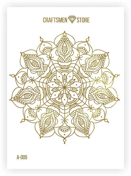 Наклейки красивые Mandala Collection, 8шт./упак.