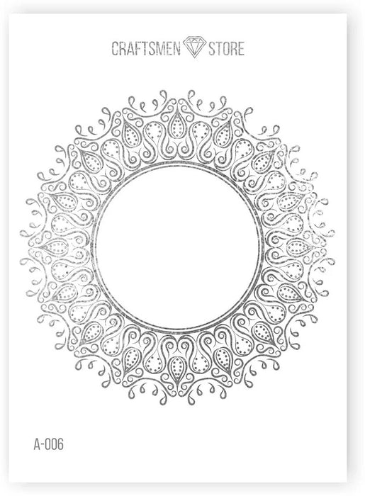 Fine stiсkers Mandala A-006