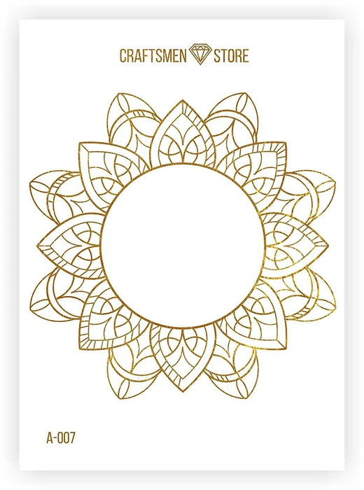 Fine stickers Mandala Collection, 8pcs./pack